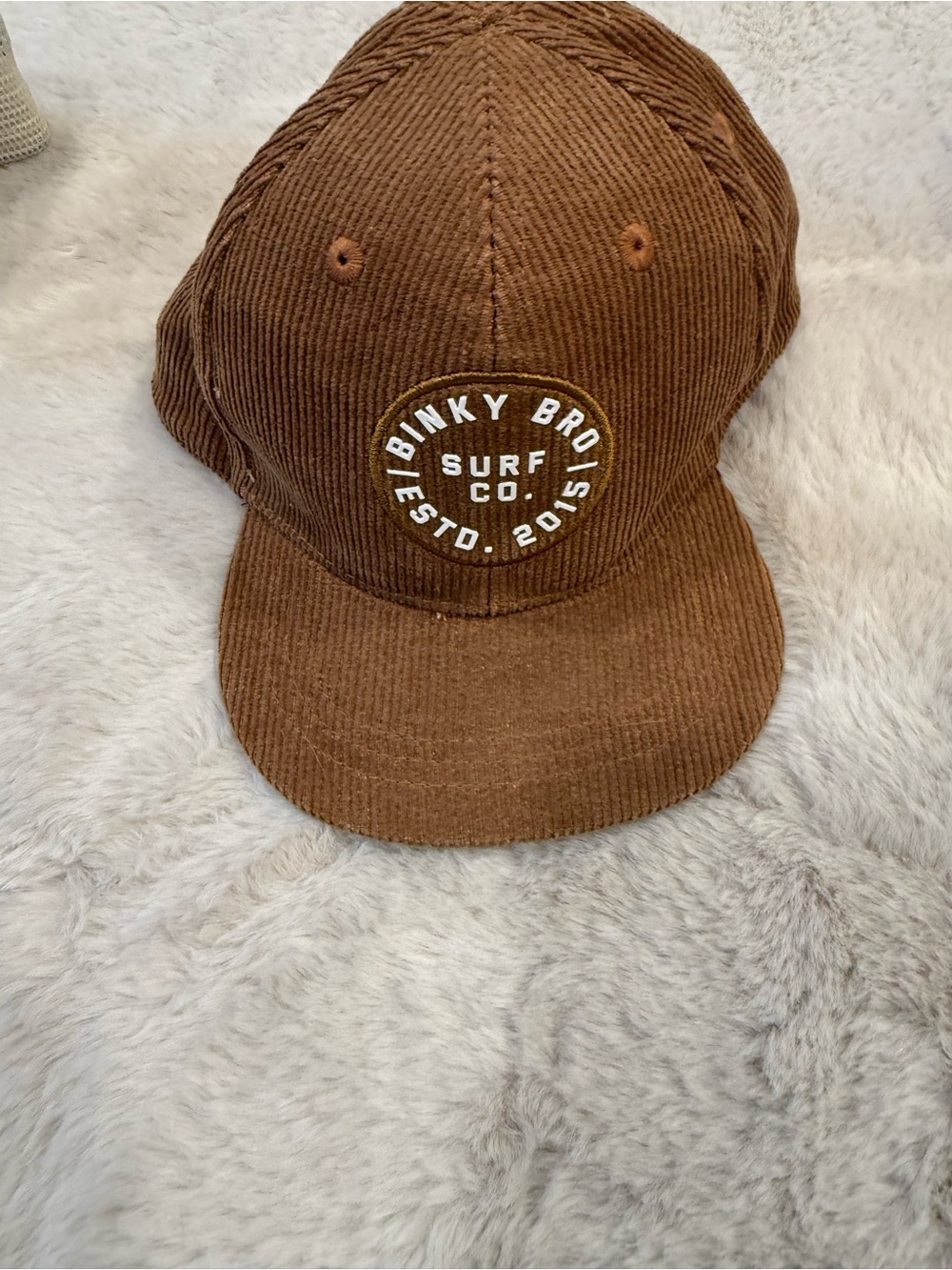 Binky Bro Surf Co. Kids Brown Corduroy Cap